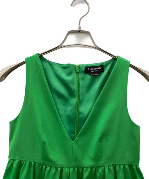 Kate Spade（ケイトスペード）Kate Spade (ケイトスペード) ワンピース グリーン サイズ:Sの古着・服飾アイテム
