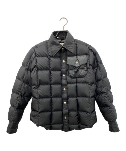 Crescent Down Works（クレセントダウンワークス）Crescent Down Works (クレセントダウンワークス) Drifter (ドリフター) ダウンジャケット ブラック サイズ:Sの古着・服飾アイテム