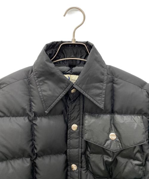 Crescent Down Works（クレセントダウンワークス）Crescent Down Works (クレセントダウンワークス) Drifter (ドリフター) ダウンジャケット ブラック サイズ:Sの古着・服飾アイテム