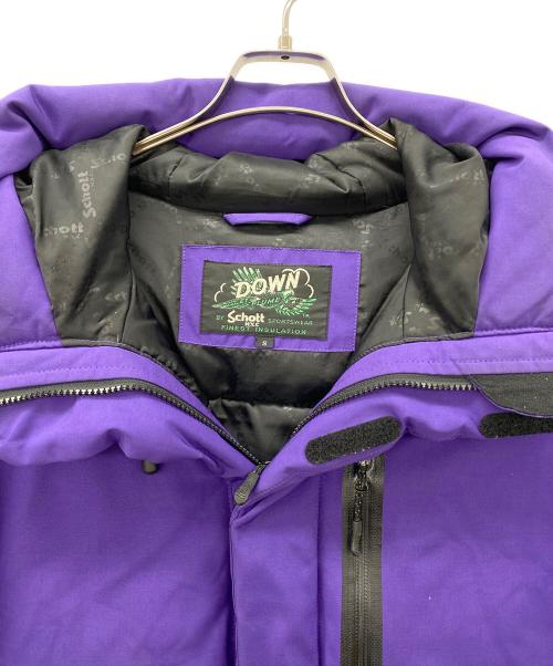 Schott（ショット）Schott (ショット) SNORKEL DOWN PARKA パープル×ブラック サイズ:Sの古着・服飾アイテム