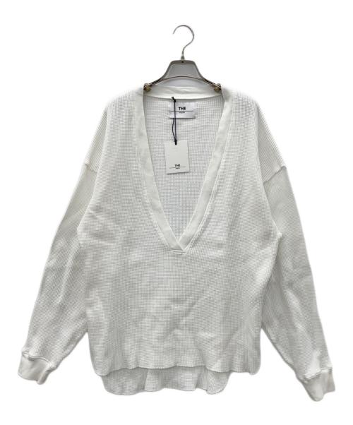 THE FLATS（ザ フラッツ）THE FLATS (ザ フラッツ) サーマルカーディガン ホワイト サイズ:SIZE Free 未使用品の古着・服飾アイテム