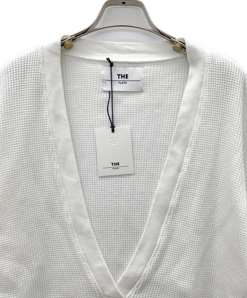 THE FLATS（ザ フラッツ）THE FLATS (ザ フラッツ) サーマルカーディガン ホワイト サイズ:SIZE Free 未使用品の古着・服飾アイテム