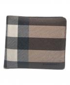 BURBERRYバーバリー）の古着「2つ折り財布」｜ブラウン×ベージュ
