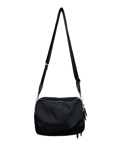 agnes b voyage（アニエスベーボヤージュ）agnes b voyage (アニエスベーボヤージュ) コンパクトナイロンショルダーバッグ ネイビーの古着・服飾アイテム