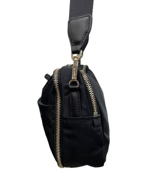 agnes b voyage（アニエスベーボヤージュ）agnes b voyage (アニエスベーボヤージュ) コンパクトナイロンショルダーバッグ ネイビーの古着・服飾アイテム