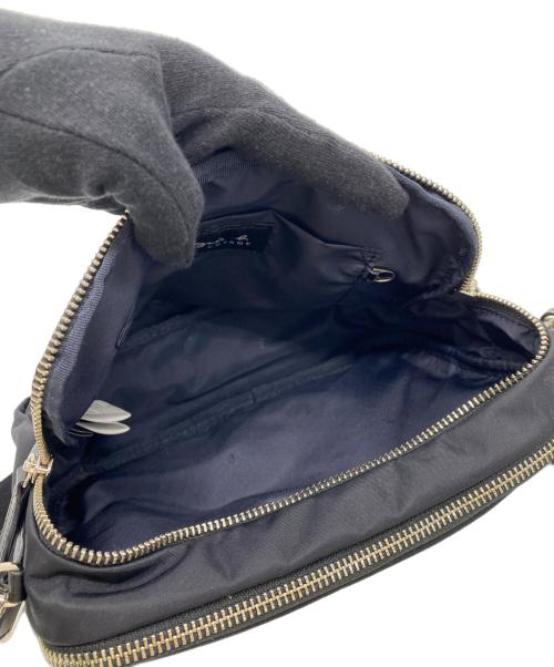 agnes b voyage（アニエスベーボヤージュ）agnes b voyage (アニエスベーボヤージュ) コンパクトナイロンショルダーバッグ ネイビーの古着・服飾アイテム