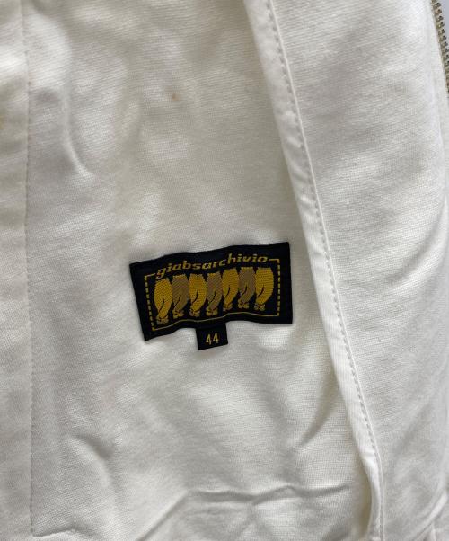 giab's ARCHIVIO（ジャブス アルキヴィオ）giab's ARCHIVIO (ジャブス アルキヴィオ) ジップパーカー ホワイト サイズ:SIZE 44の古着・服飾アイテム