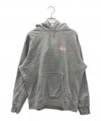 stussyステューシー）の古着「パーカー」｜グレー