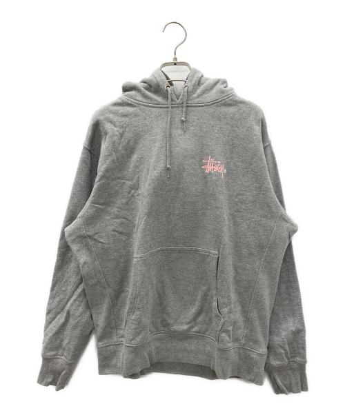 stussy（ステューシー）stussy (ステューシー) パーカー グレー サイズ:Mの古着・服飾アイテム