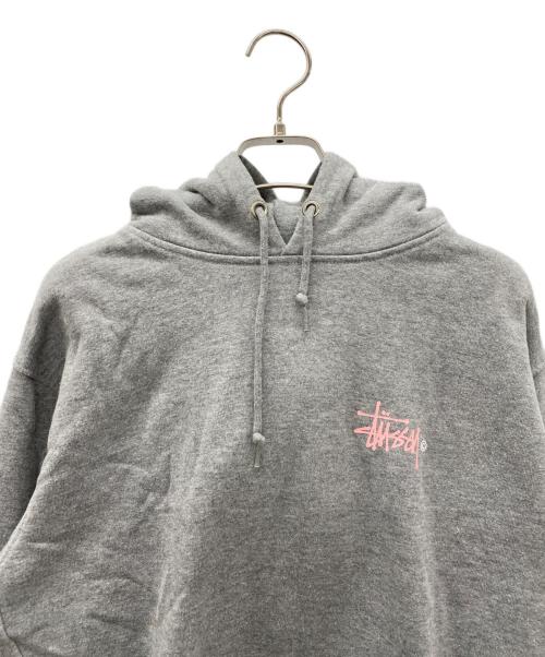 stussy（ステューシー）stussy (ステューシー) パーカー グレー サイズ:Mの古着・服飾アイテム