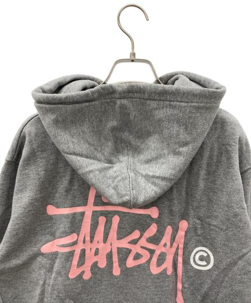 stussy（ステューシー）stussy (ステューシー) パーカー グレー サイズ:Mの古着・服飾アイテム