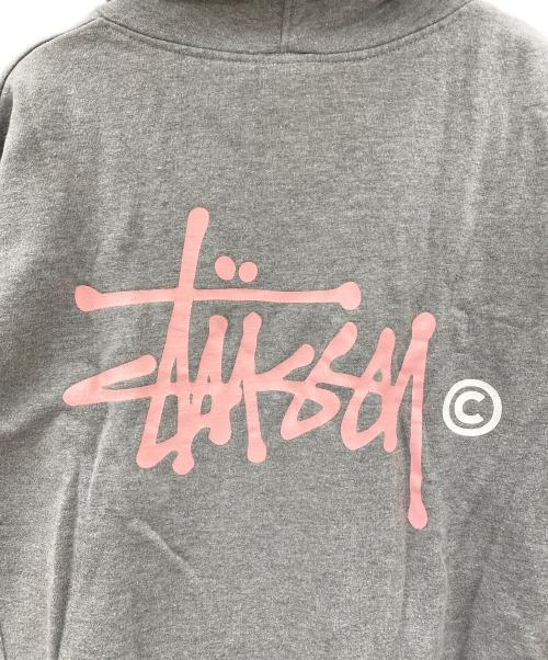 stussy（ステューシー）stussy (ステューシー) パーカー グレー サイズ:Mの古着・服飾アイテム