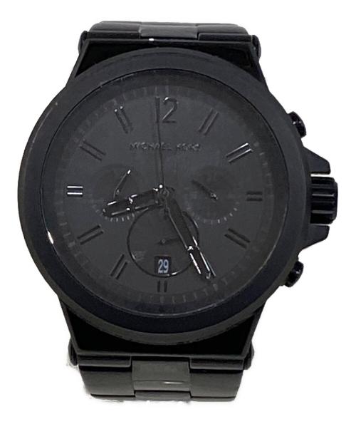 MICHAEL KORS（マイケル・コース）MICHAEL KORS (マイケル・コース) リストウォッチ ブラックの古着・服飾アイテム