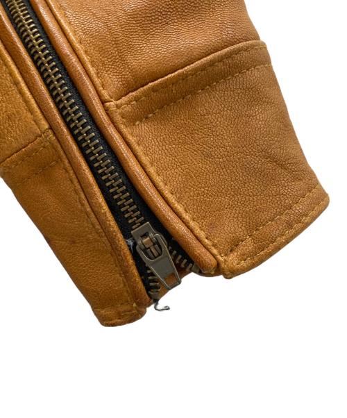 JACKROSE（ジャックローズ）JACKROSE (ジャックローズ) レザージャケット キャメル サイズ:SIZE 2の古着・服飾アイテム