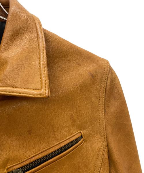 JACKROSE（ジャックローズ）JACKROSE (ジャックローズ) レザージャケット キャメル サイズ:SIZE 2の古着・服飾アイテム