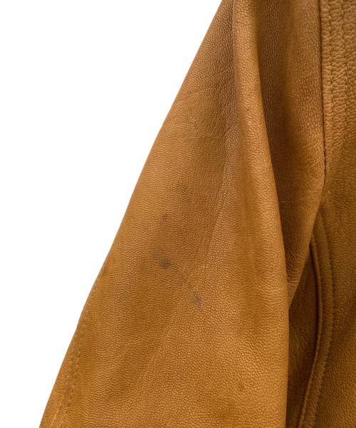 JACKROSE（ジャックローズ）JACKROSE (ジャックローズ) レザージャケット キャメル サイズ:SIZE 2の古着・服飾アイテム