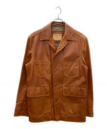 Timberland（ティンバーランド）の古着「レザージャケット」｜ブラウン