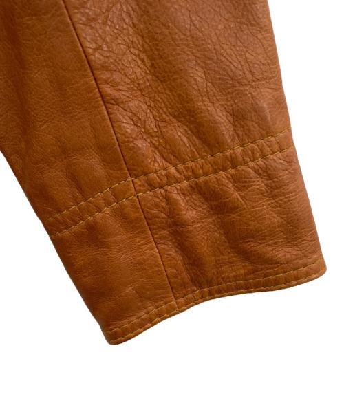 Timberland（ティンバーランド）Timberland (ティンバーランド) レザージャケット ブラウン サイズ:Sの古着・服飾アイテム