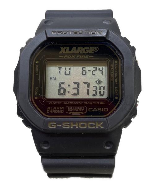 CASIO（カシオ）CASIO (カシオ) X-LARGE (エクストララージ) デジタルウォッチ ブラックの古着・服飾アイテム