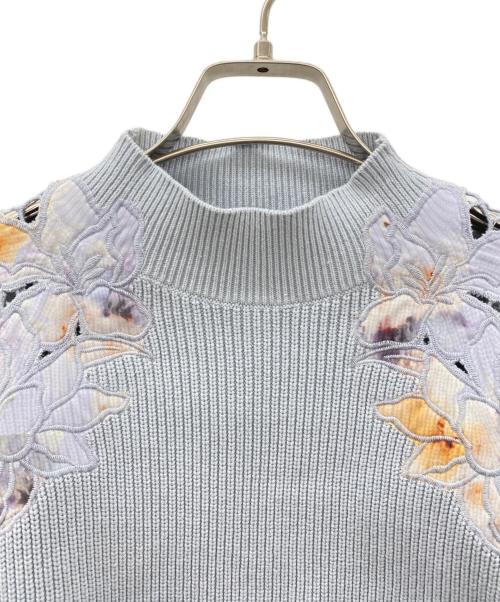 FRAY ID（フレイ アイディー）FRAY ID (フレイ アイディー) オフショルダーニット ブルー サイズ:SIZE Free 未使用品の古着・服飾アイテム