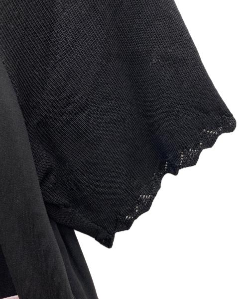 LEONARD（レオナール）LEONARD (レオナール) ワンピース ブラック×ピンク サイズ:Mの古着・服飾アイテム