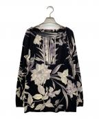 LEONARDレオナール）の古着「ブラウス」｜ブラック×ピンク