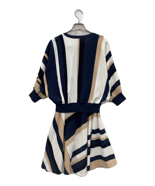 Diagram（ダイアグラム）Diagram (ダイアグラム) セットアップニット ネイビー サイズ:SIZE 36の古着・服飾アイテム