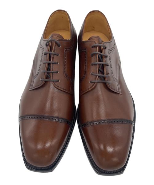 SCOTCH GRAIN（スコッチグレイン）SCOTCH GRAIN (スコッチグレイン) ストレートチップシューズ ブラウン サイズ:SIZE 26cmの古着・服飾アイテム