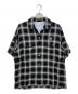 UNDERCOVER（アンダーカバー）の古着「オープンカラーシャツ」｜ブラック×グレー