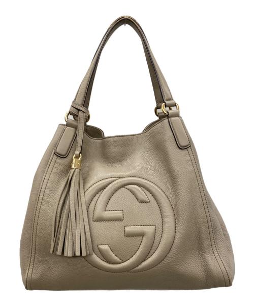 GUCCI（グッチ）GUCCI (グッチ) ショルダーバッグ グレーの古着・服飾アイテム