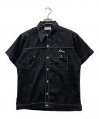 Hiltonヒルトン）の古着「ボーリングシャツ」｜ブラック