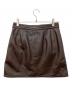 COACH (コーチ) ラムレザースカート ブラウン サイズ:	SIZE 0：9000円