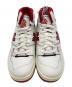 中古・古着 NEW BALANCE (ニューバランス) Aime Leon Dore (エメ レオン ドレ) ミッドカットスニーカー ホワイト×レッド サイズ:26 未使用品：15000円