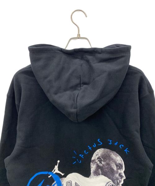 JORDAN（ジョーダン）JORDAN (ジョーダン) Travis Scott Fragment プルオーバーパーカー ブラック サイズ:S 未使用品の古着・服飾アイテム