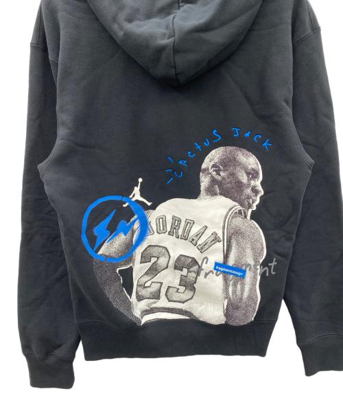 JORDAN（ジョーダン）JORDAN (ジョーダン) Travis Scott Fragment プルオーバーパーカー ブラック サイズ:S 未使用品の古着・服飾アイテム