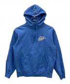 SUPREME×NIKEシュプリーム×ナイキ）の古着「Half Zip Hooded Sweatshirt」｜ブルー