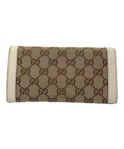 GUCCI（グッチ）GUCCI (グッチ) 長財布 ベージュの古着・服飾アイテム