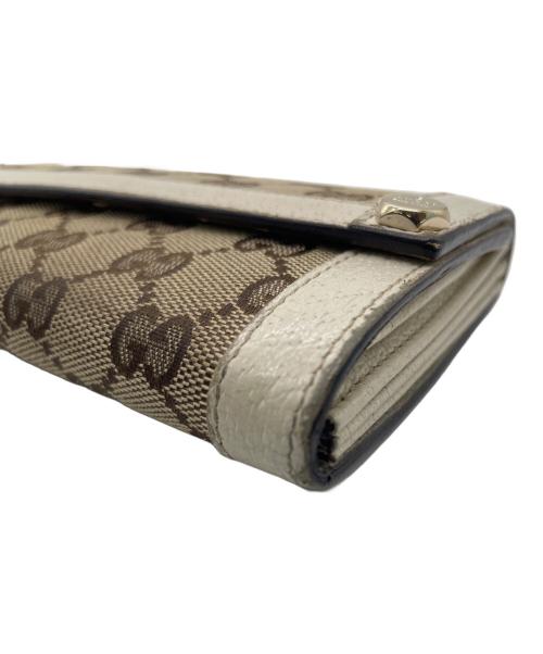 GUCCI（グッチ）GUCCI (グッチ) 長財布 ベージュの古着・服飾アイテム