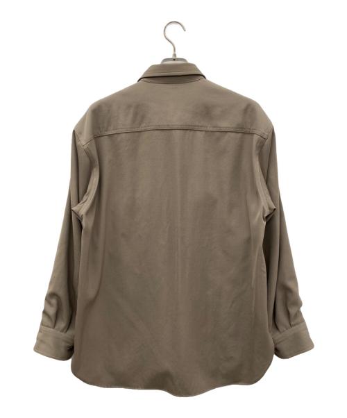 AURALEE（オーラリー）AURALEE (オーラリー) WOOL MAX GABARDINE SHIRTS ベージュ サイズ:SIZE 3の古着・服飾アイテム