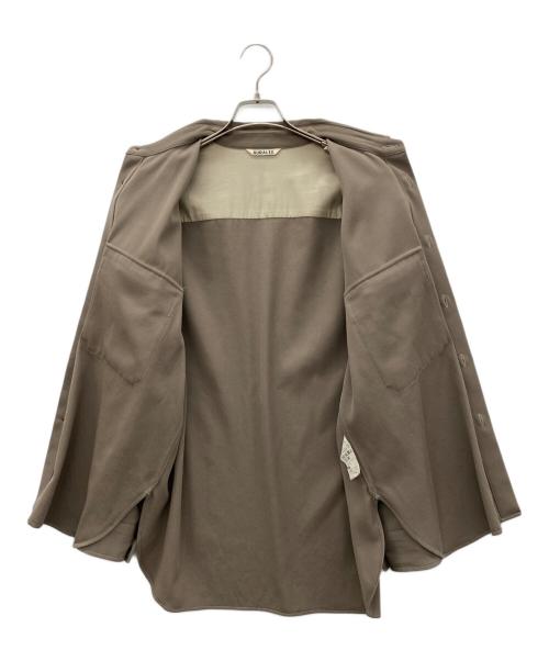 AURALEE（オーラリー）AURALEE (オーラリー) WOOL MAX GABARDINE SHIRTS ベージュ サイズ:SIZE 3の古着・服飾アイテム