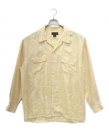 BOGARI（ボガリ）の古着「オープンカラーシャツ」｜ベージュ