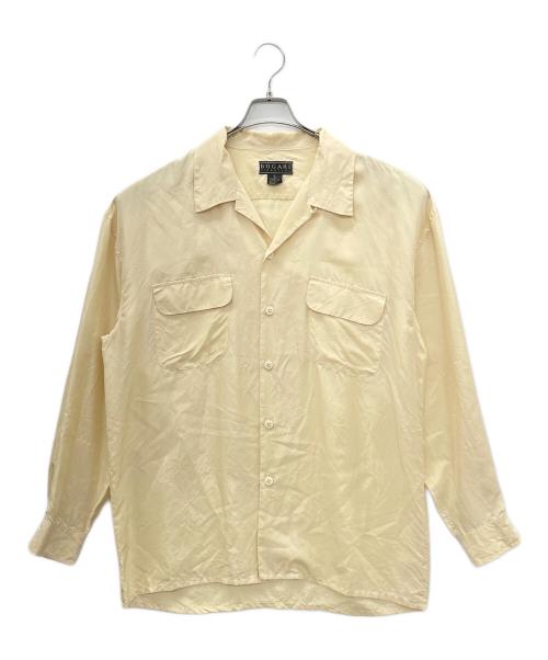 BOGARI（ボガリ）BOGARI (ボガリ) オープンカラーシャツ ベージュ サイズ:Lの古着・服飾アイテム