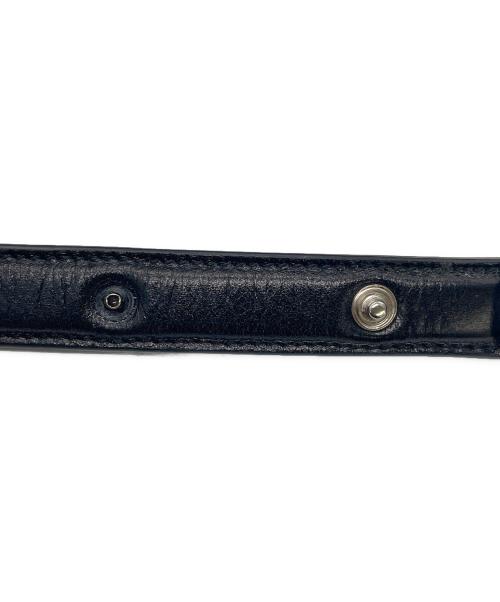 TOD'S（トッズ）TOD'S (トッズ) ダブルTレザートートバッグ ブラックの古着・服飾アイテム