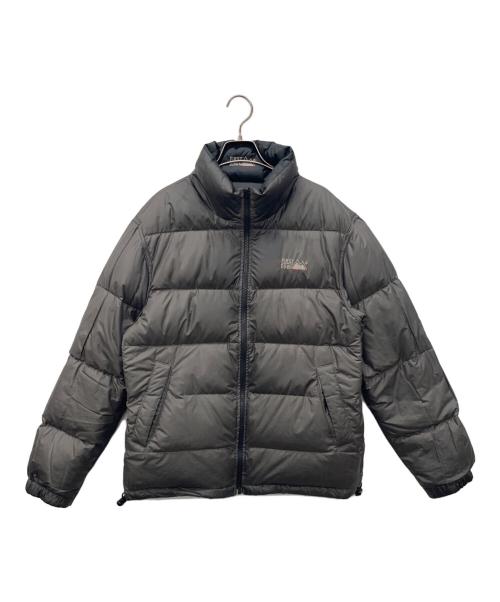 FIRST DOWN（ファーストダウン）FIRST DOWN (ファーストダウン) リバーシブルダウンジャケット ブラック サイズ:Lの古着・服飾アイテム