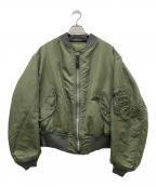 ALPHAアルファ）の古着「MA-1ジャケット」｜グリーン