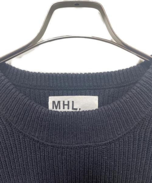 MHL（エムエイチエル）MHL (エムエイチエル) ニット ネイビー サイズ:Mの古着・服飾アイテム