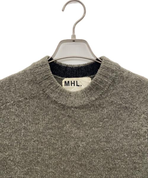 MHL（エムエイチエル）MHL (エムエイチエル) ニット オリーブ サイズ:Mの古着・服飾アイテム