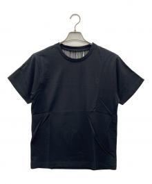 THE FLATS（ザ フラッツ）の古着「CUT OFF BACK T」｜ブラック