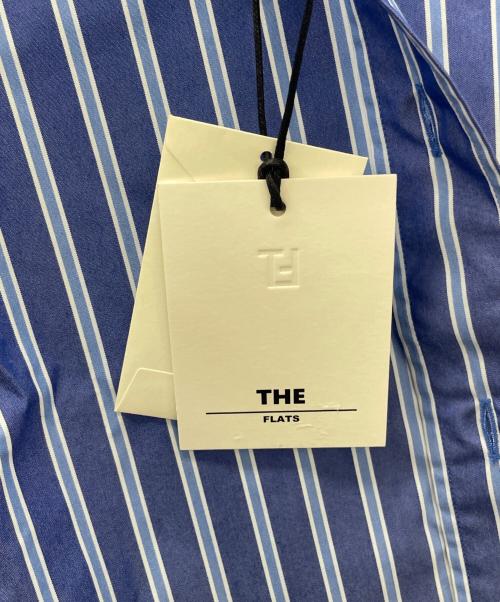 THE FLATS（ザ フラッツ）THE FLATS (ザ フラッツ) ワイドスリーブストライプシャツ ブルー サイズ:SIZE Free 未使用品の古着・服飾アイテム