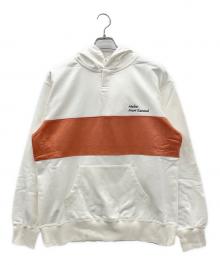 ATELIER MONT KEMMEL（アトリエモンケメル）の古着「LINE HOODY」｜ホワイト